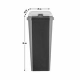 Argos Home trio recycling bins black 45L, imported from the UK