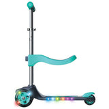 Razor Rollie DLX teal kids scooter with seat (British brand)