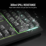 Corsair K55 Core Steel wired gaming keyboard grey, UK version