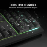 Corsair K55 Core Steel wired gaming keyboard grey, UK version