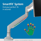 Kensington SmartFit monitor arm grey 13-32 inch (British brand)