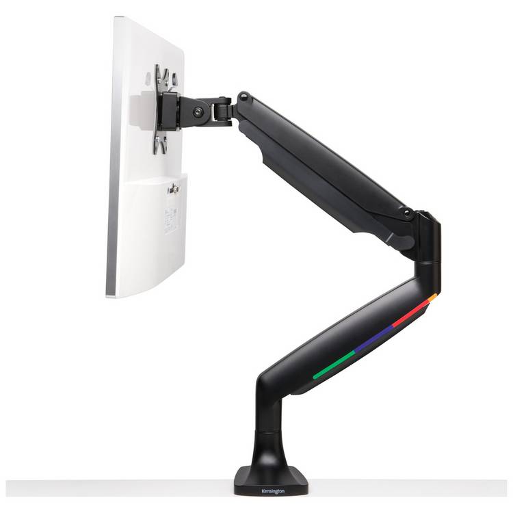 Kensington SmartFit single monitor arm black - British product