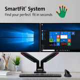 Kensington SmartFit dual monitor arm for 13-34 inch screens (British brand)