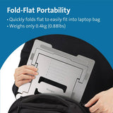 Kensington aluminium laptop riser silver adjustable stand - British product