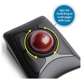 Kensington Expert Trackball wireless mouse black, UK version
