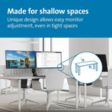 Kensington SmartFit black dual monitor arm - British product