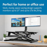Kensington SmartFit black dual monitor arm - British product
