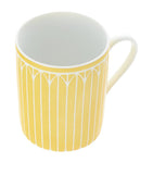 Christofle porcelain Malmaison Riviera mug, imported from the UK