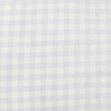 Argos Home cotton gingham sky blue bedding set single (British brand)