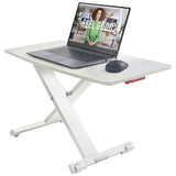 Leitz standing desk converter white compact footprint, UK version