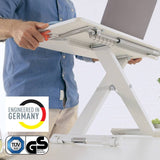 Leitz standing desk converter white compact footprint, UK version