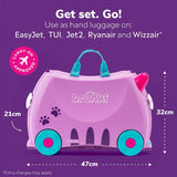 Trunki Cassie Cat ride-on suitcase purple - British product
