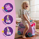 Trunki Cassie Cat ride-on suitcase purple - British product