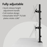 Kensington vertical stacking dual monitor arm - British product