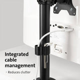 Kensington vertical stacking dual monitor arm - British product