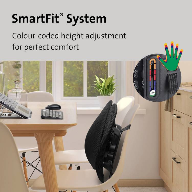 Kensington SmartFit Conform back rest with height adjustment, imported from the UK