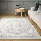 Argos Habitat Vintage Effect Grey Flatweave Runner - 80x150cm- Buy online at McGrocer