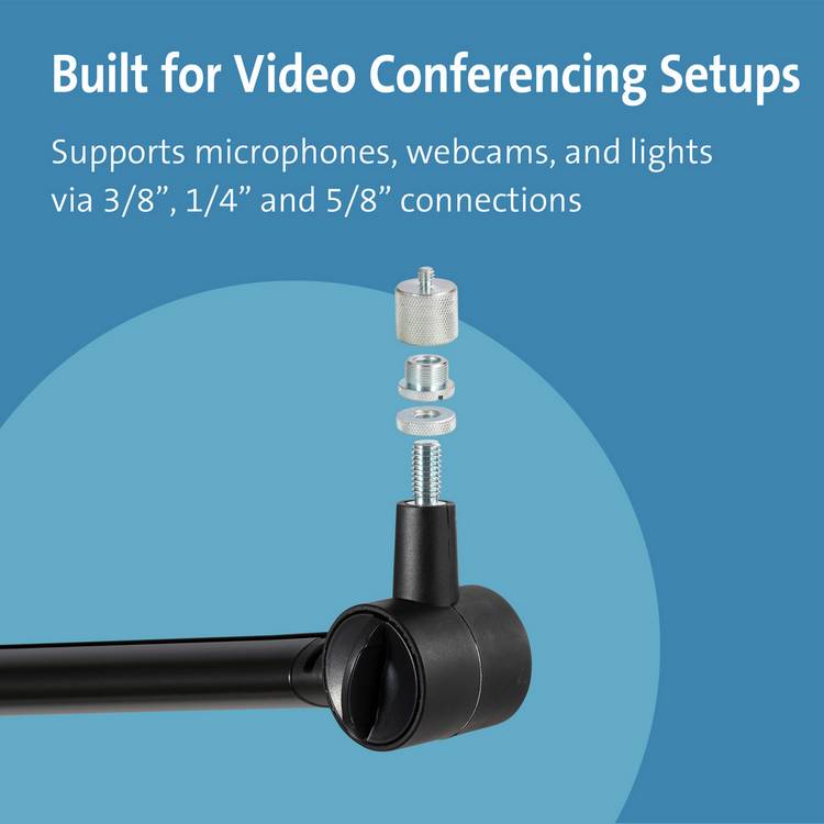 Kensington boom arm black, imported from the UK