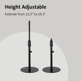 Kensington telescoping desk stand A1010 black, UK version