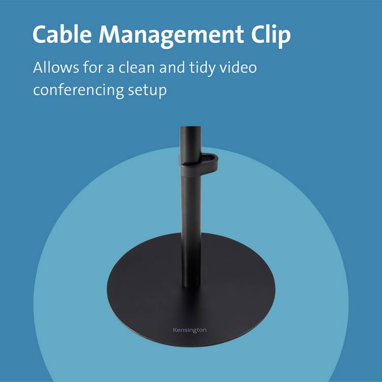 Kensington telescoping desk stand A1010 black, UK version