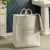 Argos Argos Home Cotton Collapsible Laundry Bag - Cream - 75 Litre- Buy online at McGrocer