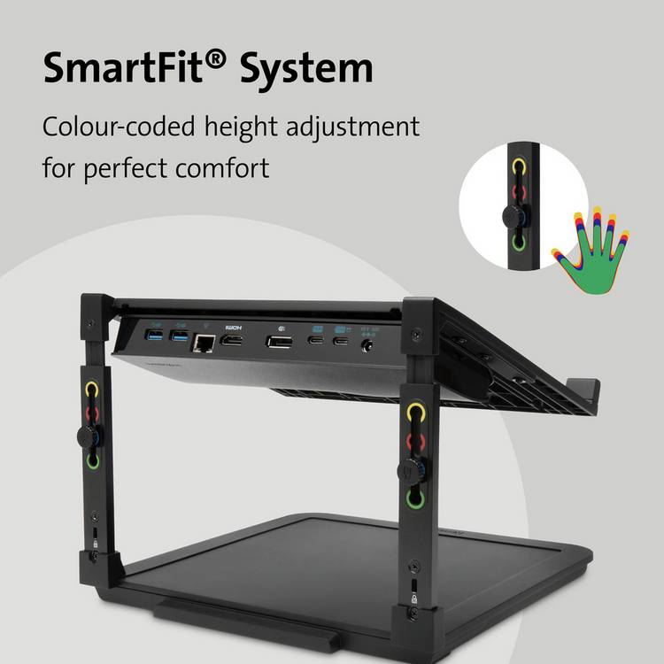 Kensington SmartFit Laptop Riser black - British product
