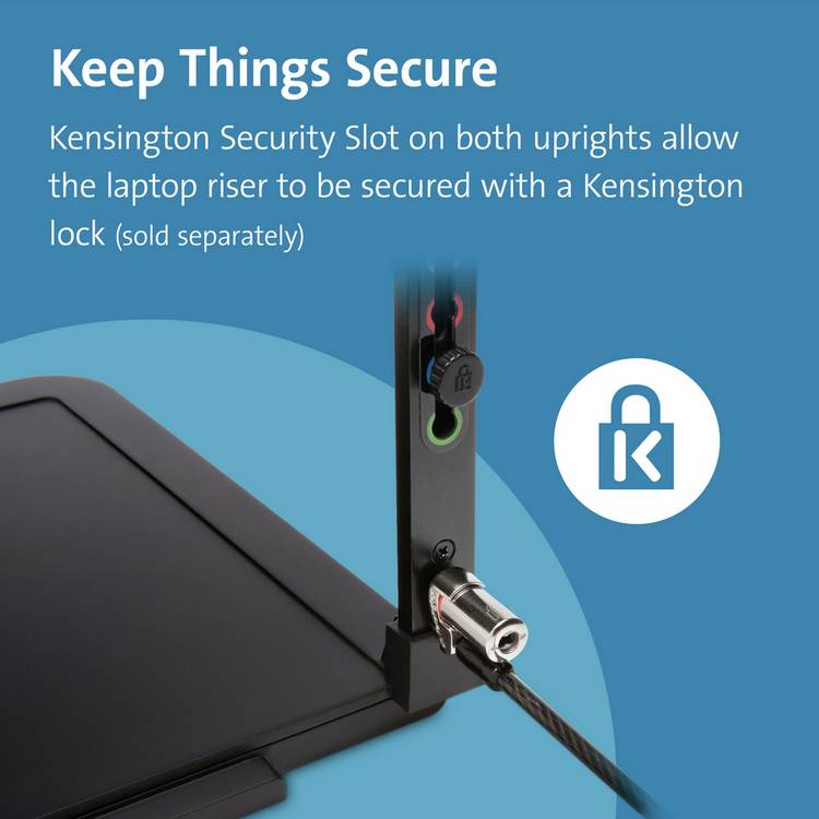 Kensington SmartFit Laptop Riser black - British product