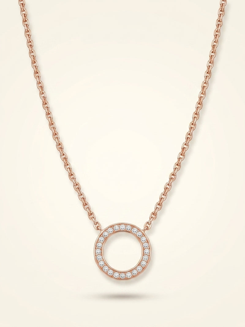 Cartier Juste Un Clou 18ct rose-gold diamond necklace, imported from the UK