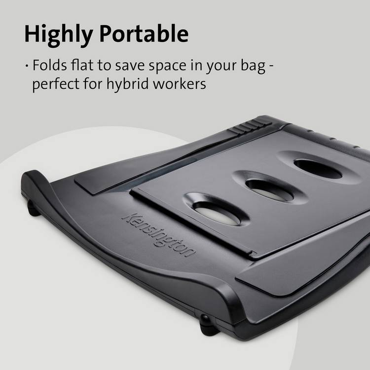 Kensington SmartFit laptop cooling stand black - British product