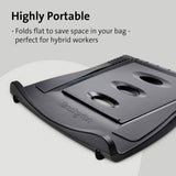 Kensington SmartFit laptop cooling stand black - British product