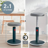 Leitz Ergo Cosy Active Sit Stand Stool adjustable, imported from the UK