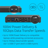 Kensington SD4781P USB hub 12 ports (British brand)