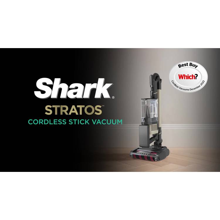 Shark Stratos Pro cordless vacuum cleaner, imported from the UK
