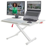 Leitz Ergo Cosy standing desk converter with sliding tray (British brand)
