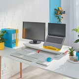 Leitz Ergo Cosy standing desk converter with sliding tray (British brand)