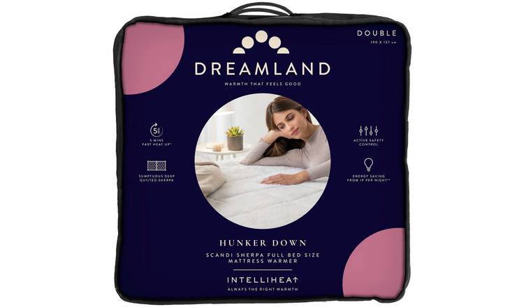 Dreamland Sherpa electric underblanket double - British product