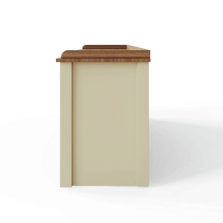 GFW Lancaster cream 2 door shoe storage bench, imported from the UK