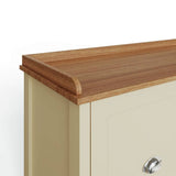 GFW Lancaster cream 2 door shoe storage bench, imported from the UK