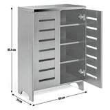 Argos Home black slatted shoe cabinet - British product