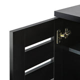 Argos Home black slatted shoe cabinet - British product