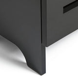 Argos Home black slatted shoe cabinet - British product