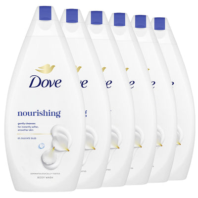 Costco UK Dove Body Wash Aloe and Birch Water Shower Gel 6 x 450ml- Buy online at McGrocer