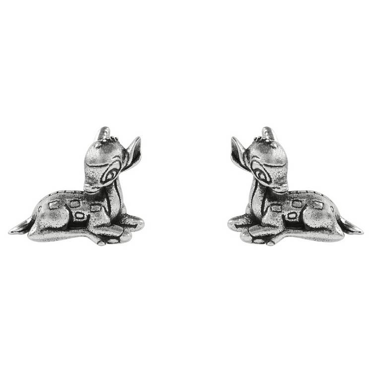 Disney sterling silver Bambi stud earrings 11.2mm (British brand)
