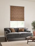 William Morris roman blind in Pink Larkspur, UK version