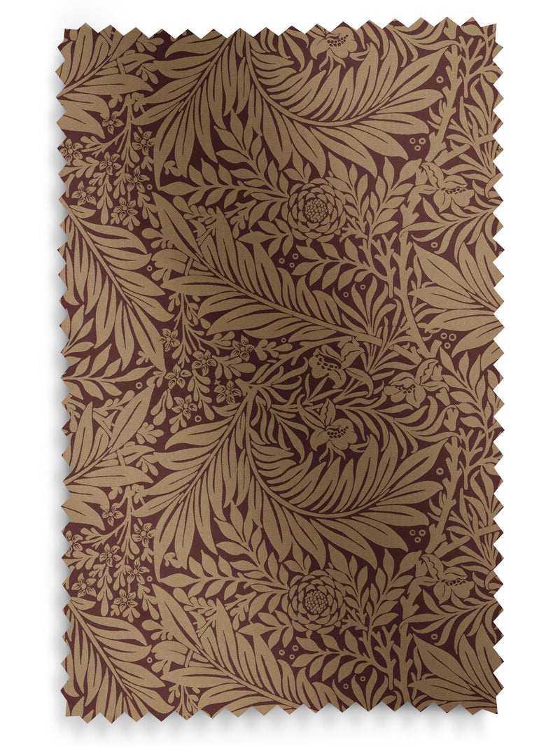 William Morris roman blind in Pink Larkspur, UK version
