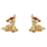 Argos Disney Gold Plated Bambi Stud Earrings 10.6mm- Buy online at McGrocer