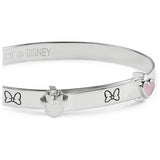 Disney Minnie Mouse sterling silver baby bangle with charms, UK version