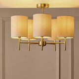 Argos Home brass five-light ceiling light imported from the UK
