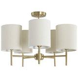 Argos Home brass five-light ceiling light imported from the UK