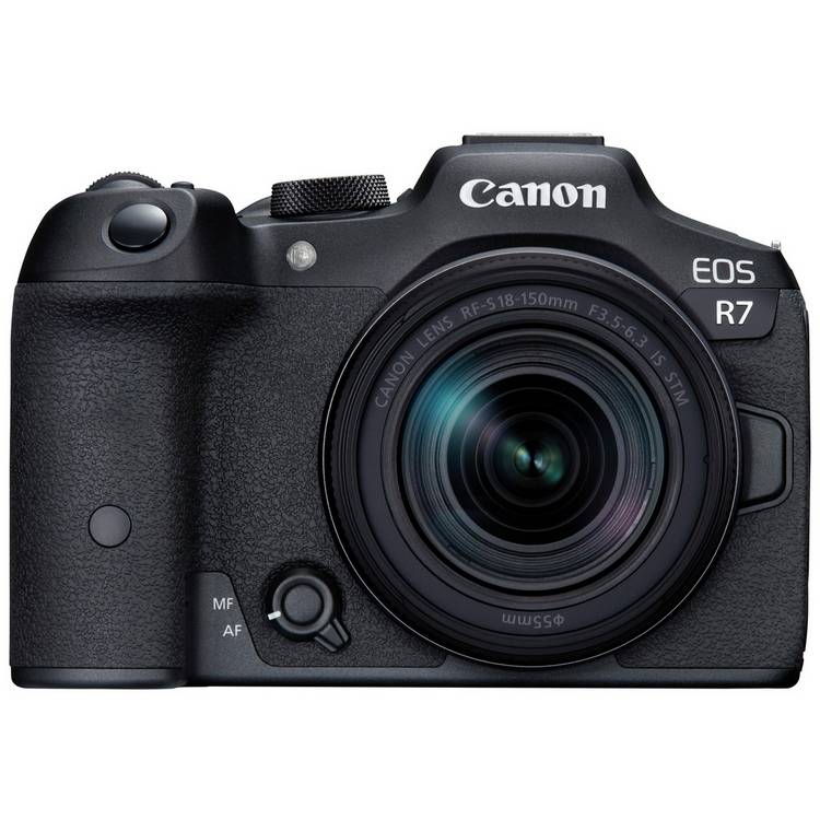 Canon EOS R7 mirrorless camera with 18-150mm lens - British product
